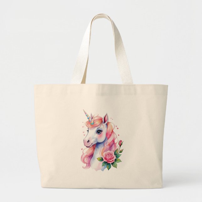 Bolsa Tote Grande Watercolor  (Frente)