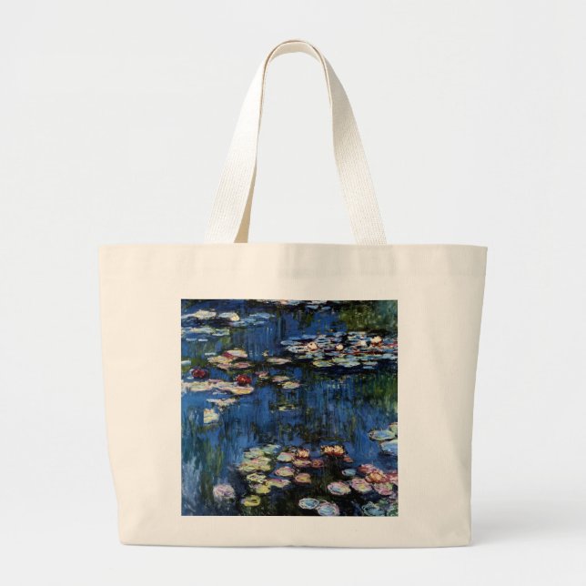 Bolsa Tote Grande Waterlilies; 1914 (Frente)