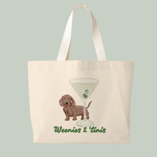 Bolsa Tote Grande Weenies & Martinis