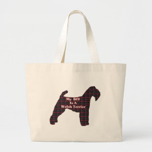 Bolsa Tote Grande Welsh Terrier BFF Tote Bag