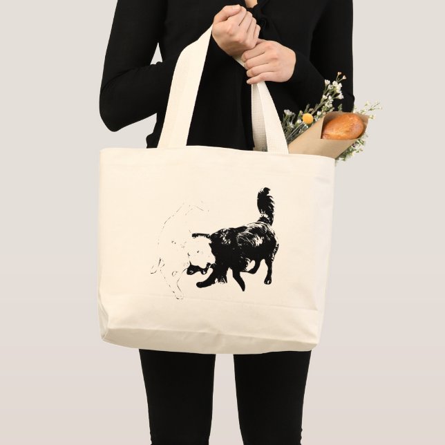 Bolsa Tote Grande Where Their Joy Meets (Frente (produto))