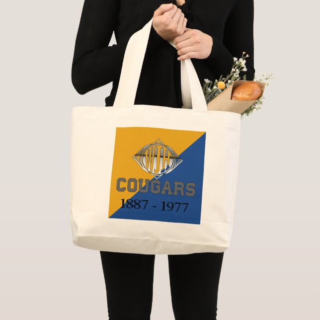 Bolsa Tote Grande Whittier Jr High SchoolTote Bag (Frente (produto))