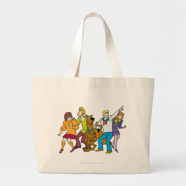 Bolsa Tote Grande Whole Gang 13 Mystery Inc (Frente)