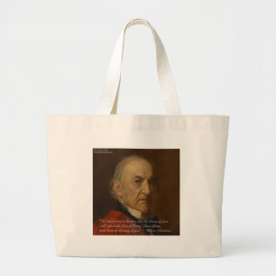 Bolsa Tote Grande William Gladstone e a citação do amor