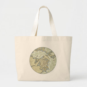 Bolsa Tote Grande William Morris Acanthus Rua James Wallpaper