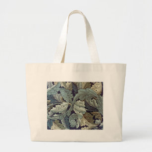 Bolsa Tote Grande William Morris Acanthus Wallpaper Folhas