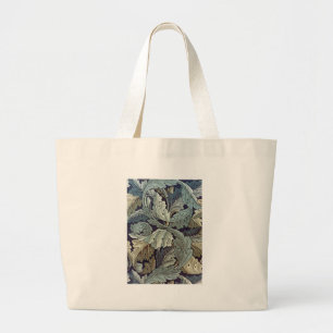 Bolsa Tote Grande William Morris Acanthus Wallpaper Folhas
