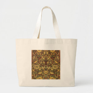 Bolsa Tote Grande William Morris Bullerswood Tapeçaria Arte Floral