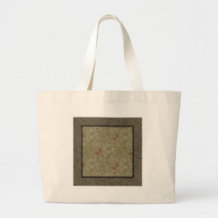 Bolsa Tote Grande William Morris Floral lily willow art impressão