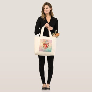 Bolsa Tote Grande Winnie the Pooh   Feliz Aniversário