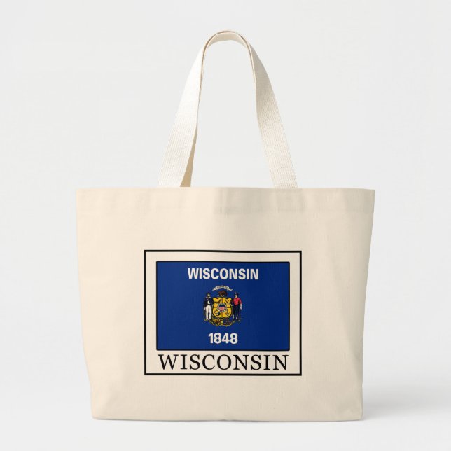 Bolsa Tote Grande Wisconsin (Frente)