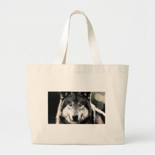 Bolsa Tote Grande Wolf Eyes
