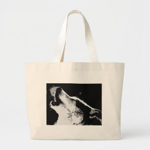 Bolsa Tote Grande Wolf Howling