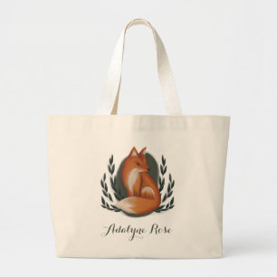 Bolsa Tote Grande Woodland Fox Nursery Animal