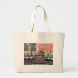 Bolsa Tote Grande Wreath Natal