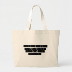 Bolsa Tote Grande Write On (Gravar ativado) - Tote Bag - Gifts for A