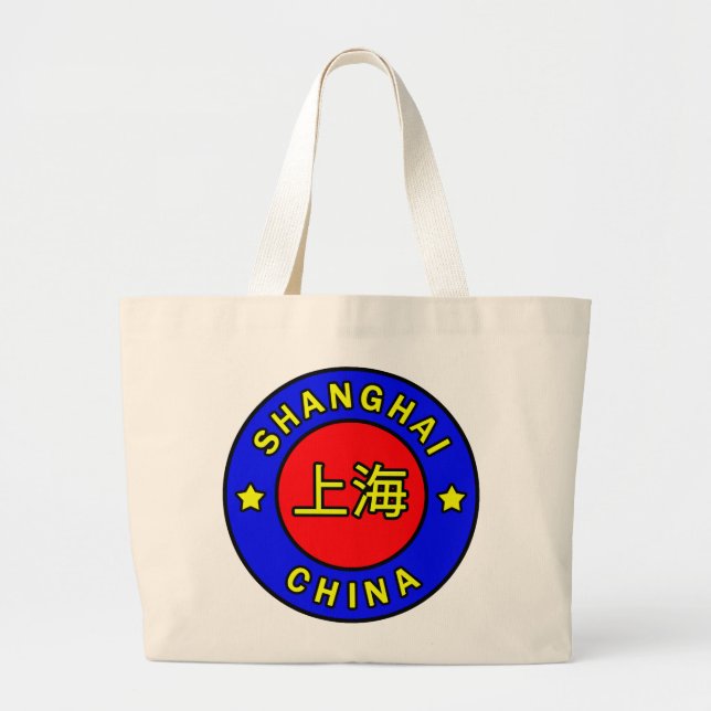 Bolsa Tote Grande Xangai China (Frente)