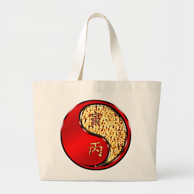 Bolsa Tote Grande Year of the Fire Tiger (Frente)