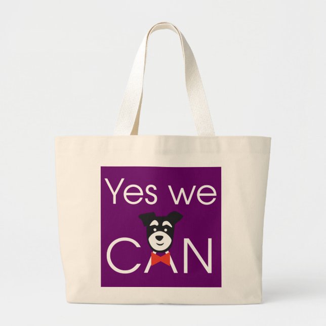 Bolsa Tote Grande Yes we CAN (Frente)