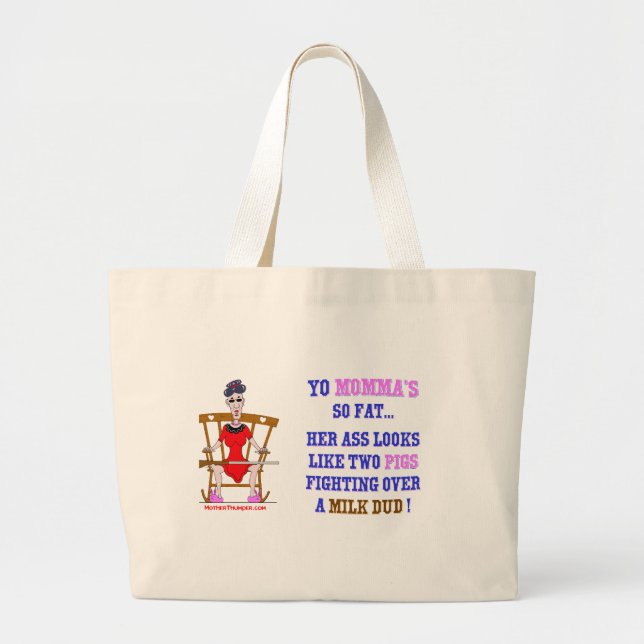 Bolsa Tote Grande Yo Momma # 03 (Frente)