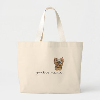 Bolsa Tote Grande Yorkie Mama Tote Bag