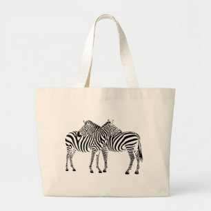 Bolsa Tote Grande Zebra Love
