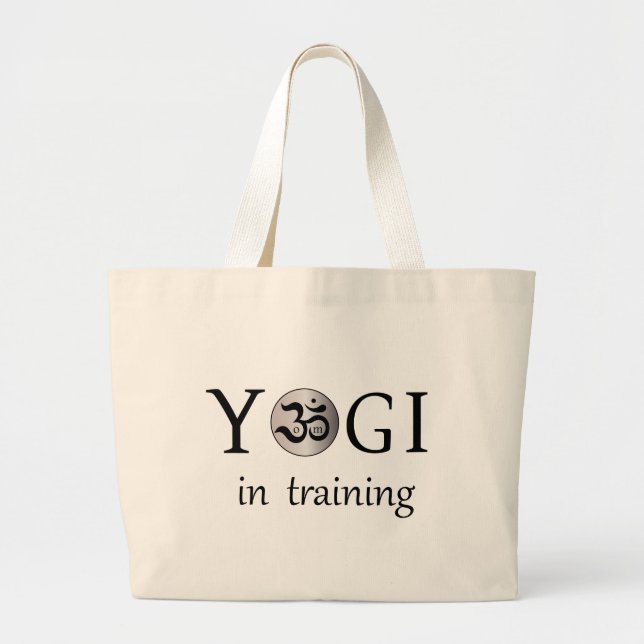 Bolsa Tote Grande Zen om yogi yoga casual todos os dias comprando o  (Frente)