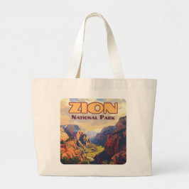 Bolsa Tote Grande Zion National Park Utah Moab Canyon Retro