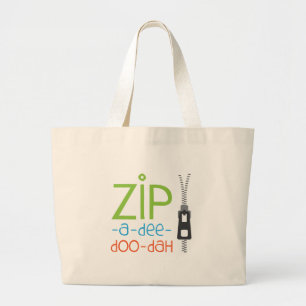 Bolsa Tote Grande Zip de Zipper