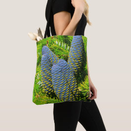 Bolsa Tote Grandes Cones Azul-Coreanos