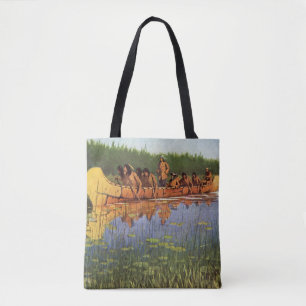 Bolsa Tote Grandes Exploradores por Remington, Pioneiros Vint
