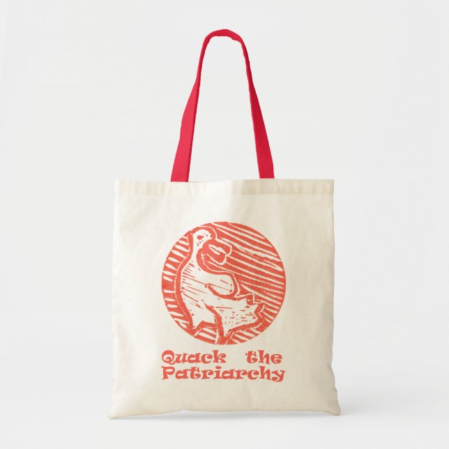 Bolsa Tote "Grasnado sacola do patriarcado" (Frente)