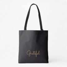 Grateful Preto Dourado Personalizado com Letra de