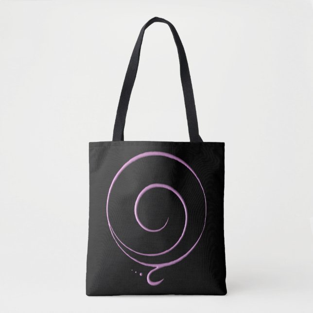 Bolsa Tote Gratidão Rosa  (Frente)