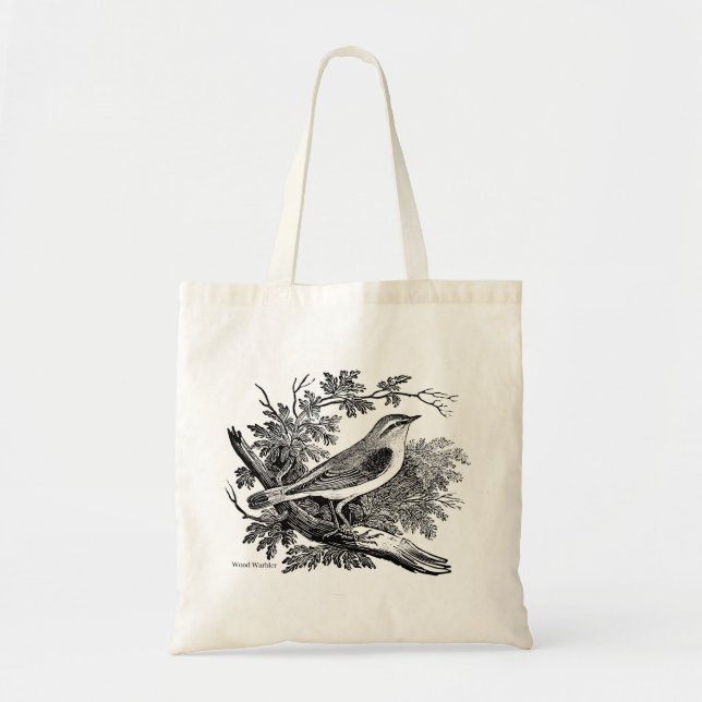 Bolsa Tote Gravuras de Pássaros - um Papa-FigOS (Frente)