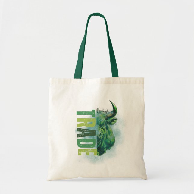 Bolsa Tote Green bull | Trade Design (Frente)