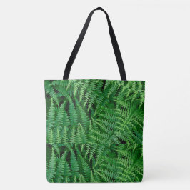 Bolsa Tote Green Earthy Fern Bag-A touch of Nature: