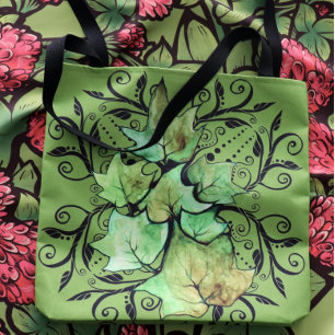 Bolsa Tote Green Ivy Nature