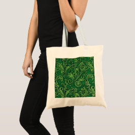 Bolsa Tote Green Paisley Ivy: