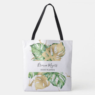Bolsa Tote Greenery Palm Deixa Dourada Tropical