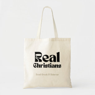 Bolsa Tote Grego Hebraico Bíblia Tote Bag Engraçado Cristão
