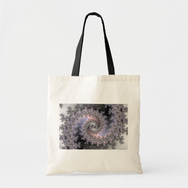 Bolsa Tote Grelha de Gelo - Fractal (Frente)