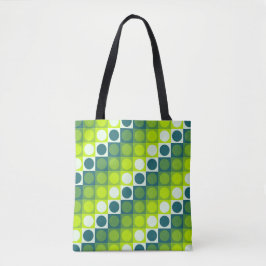 Bolsa Tote Grelha Polka Verdant