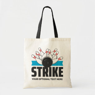 Bolsa Tote Greve de Boliche de Texto Personalizado