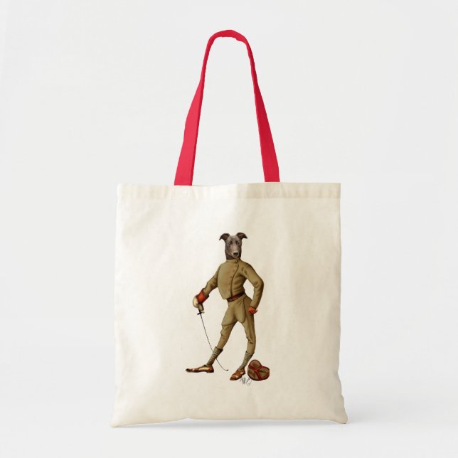 Bolsa Tote Greyhound Fencer Cheio Escuro 2 (Frente)