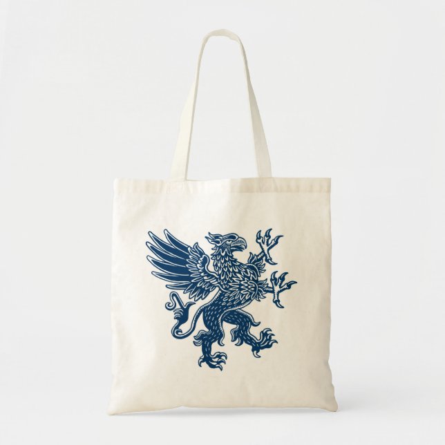 Bolsa Tote Griffin - Estilo Azul Índigo (Frente)