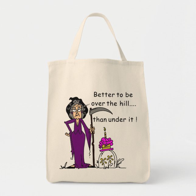 Bolsa Tote Grim Reaper Birthday Humor (Frente)