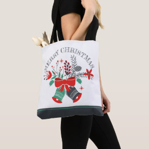 Bolsa Tote Grinalda de Bels do Feliz Natal