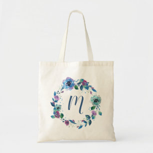 Bolsa Tote Grinalda floral crepuscular saco personalizado