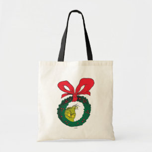 Bolsa Tote Grinch Clássico Coroa de Natal